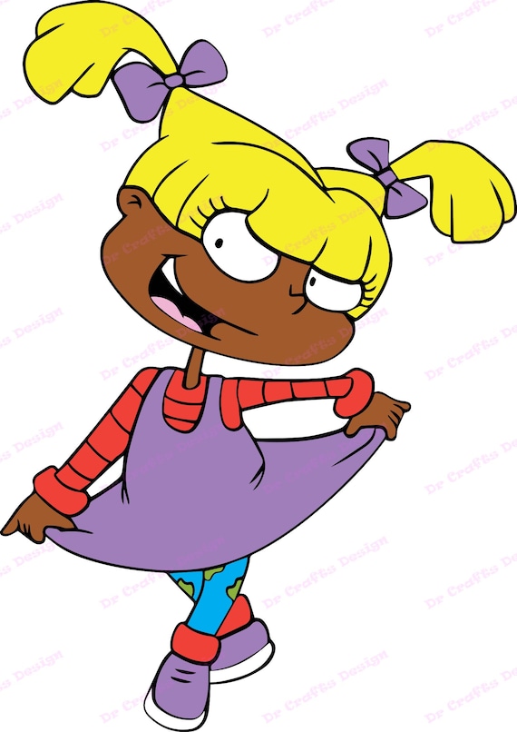 Download Angelica Pickles African American Rugrats SVG 4 svg dxf | Etsy