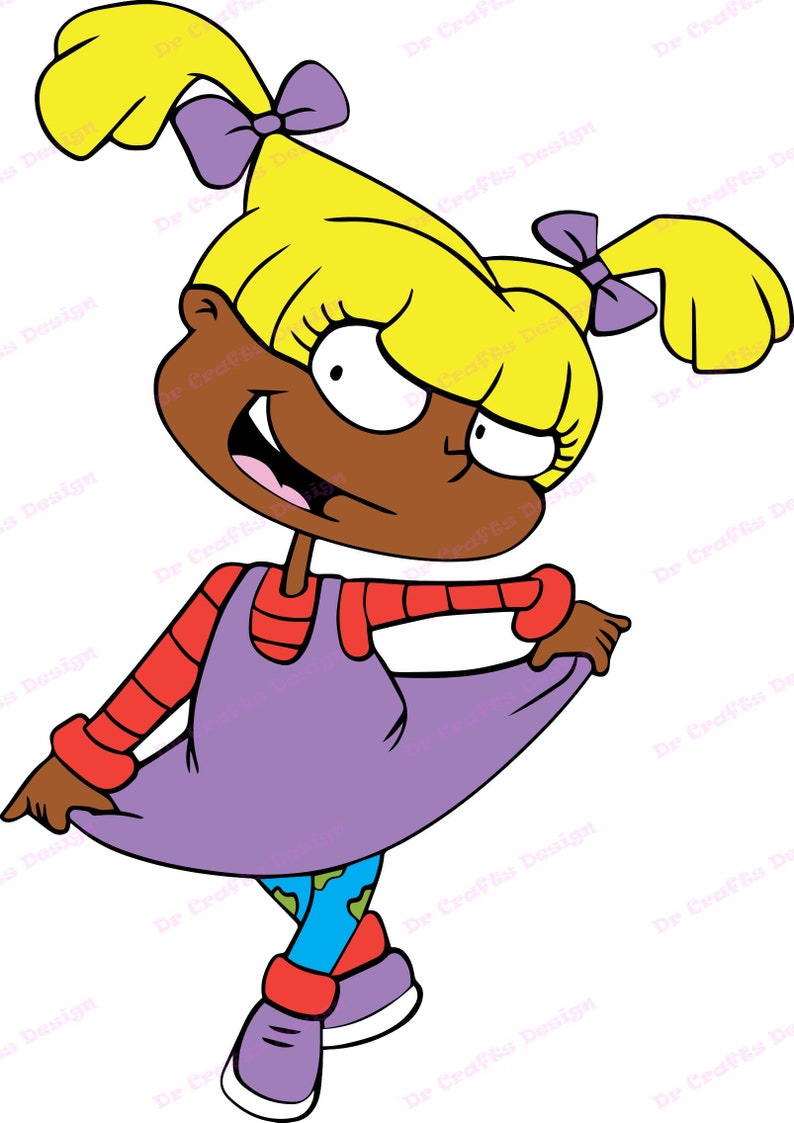 Download Angelica Pickles African American Rugrats SVG 4 svg dxf | Etsy