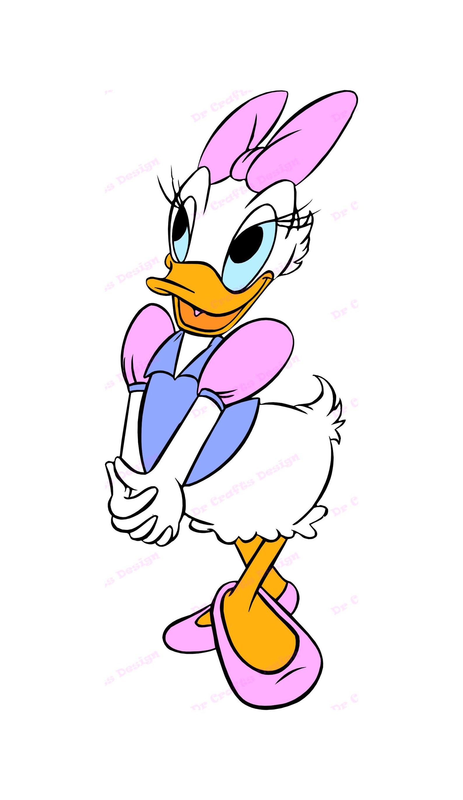 Daisy Duck Svg 3 Svg Dxf Cricut Silhouette Cut File Etsy