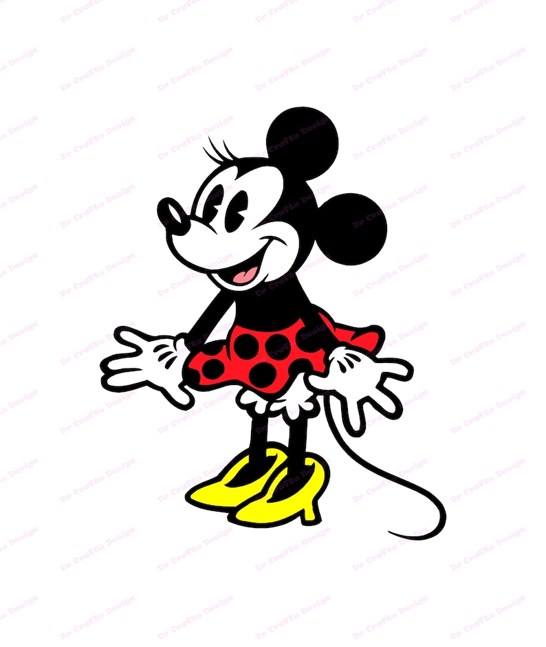 Download Minnie Mouse SVG 15 svg dxf Cricut Silhouette Cut File | Etsy