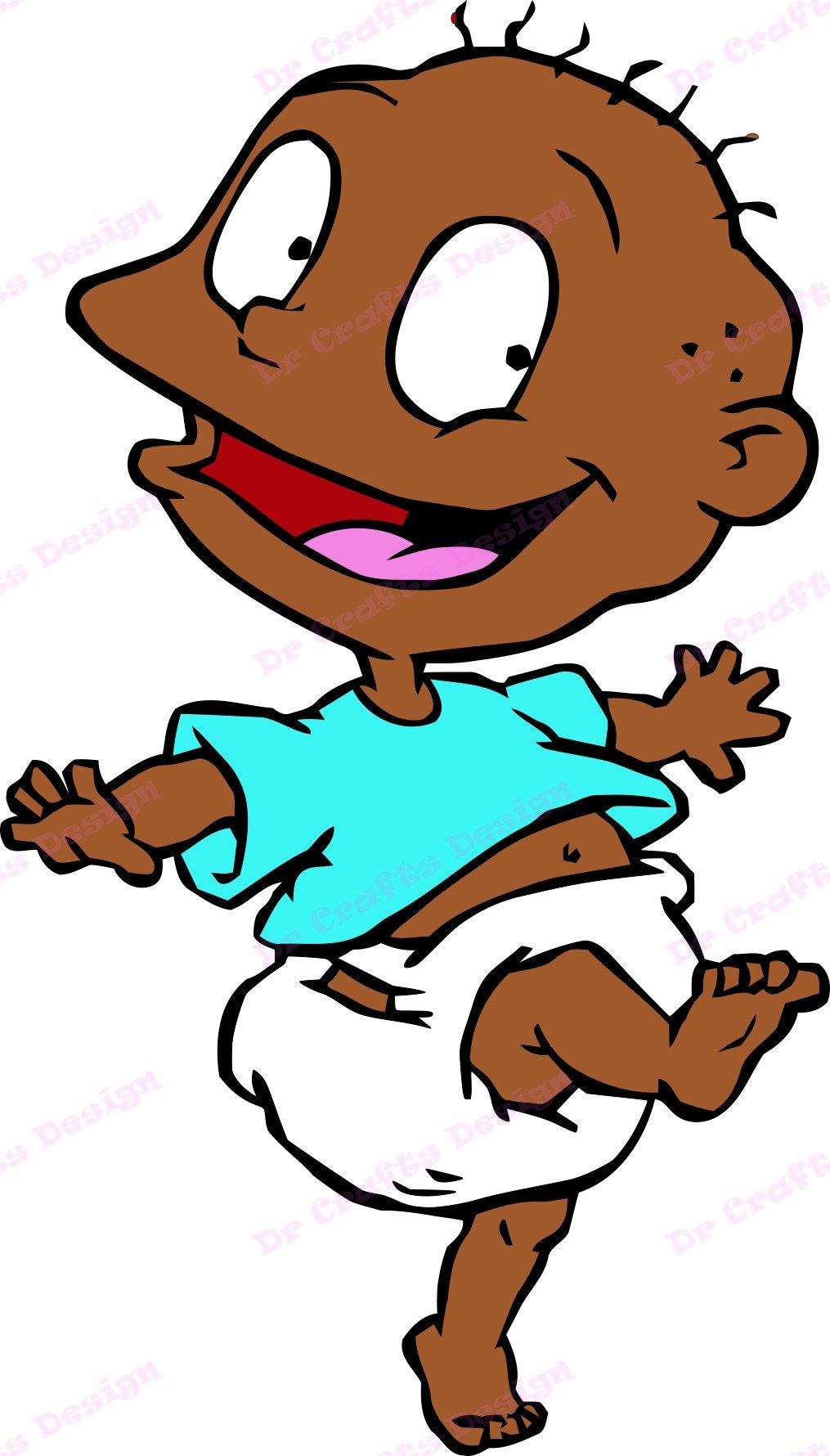 Tommy Pickles Rugrats African American SVG 3 svg dxf | Etsy