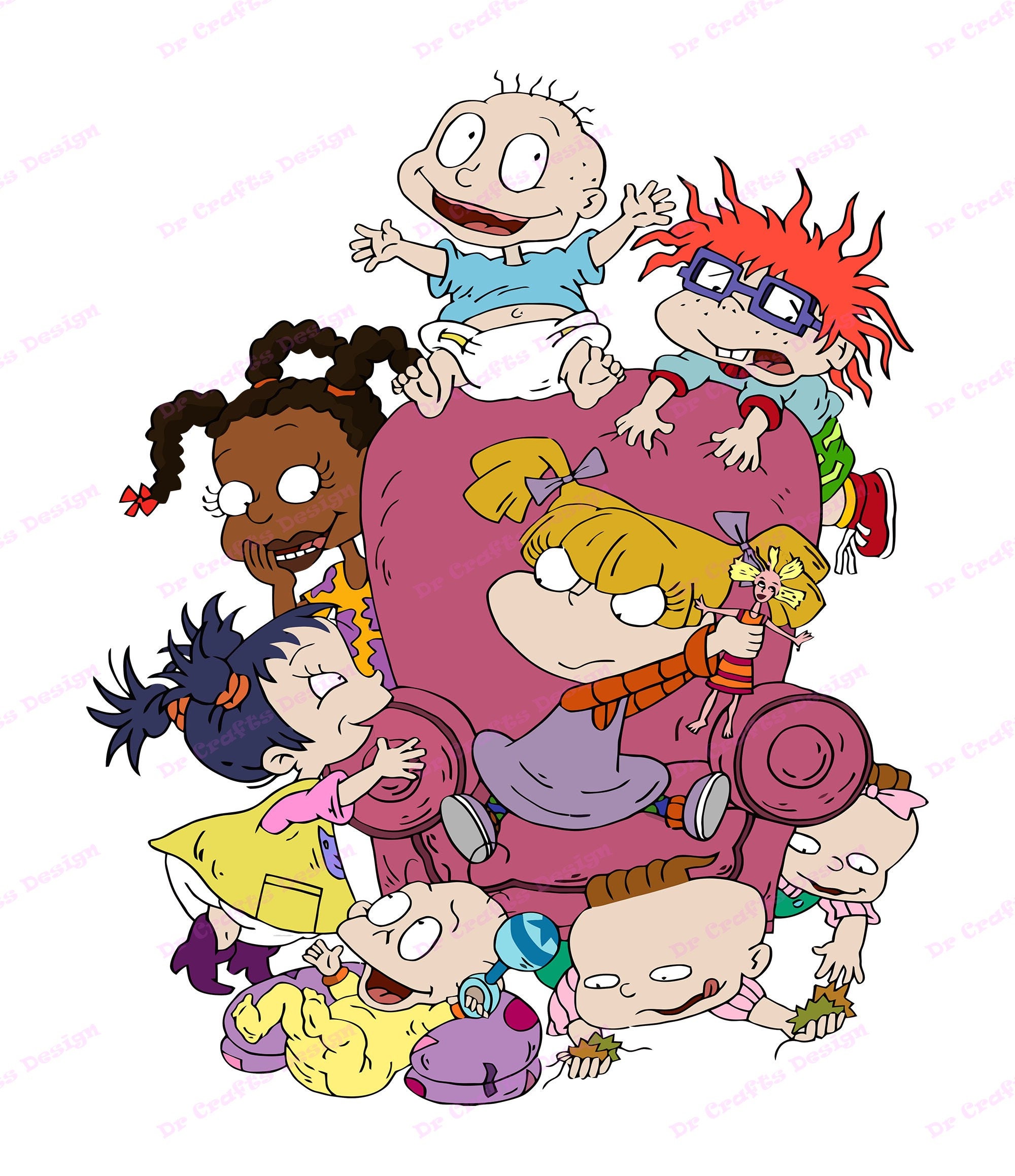 Download Rugrats Family SVG svg dxf Cricut Silhouette Cut File | Etsy