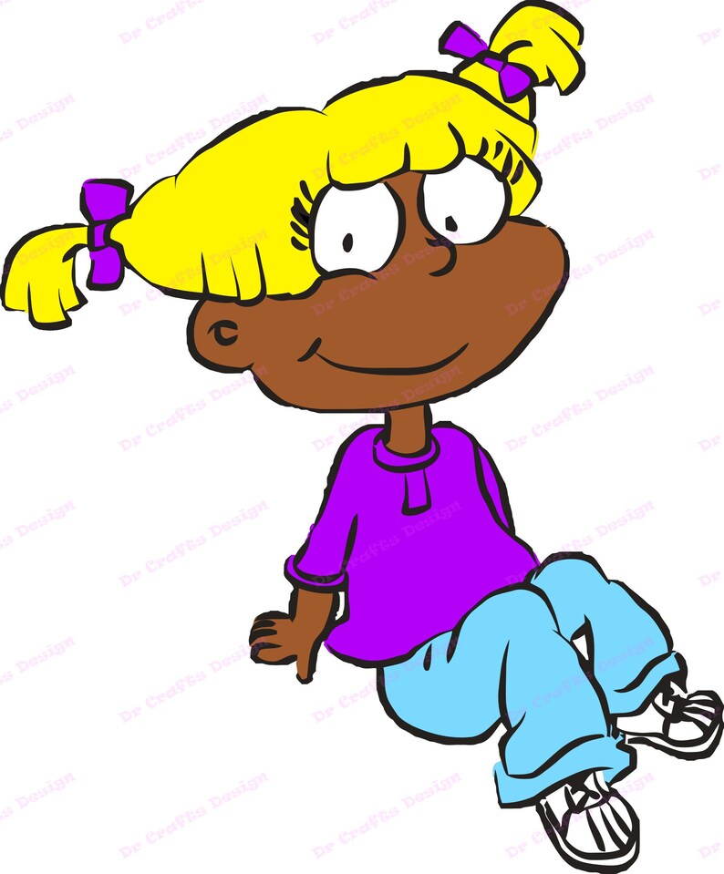 Download Angelica Pickles African American Rugrats SVG 3 svg dxf | Etsy