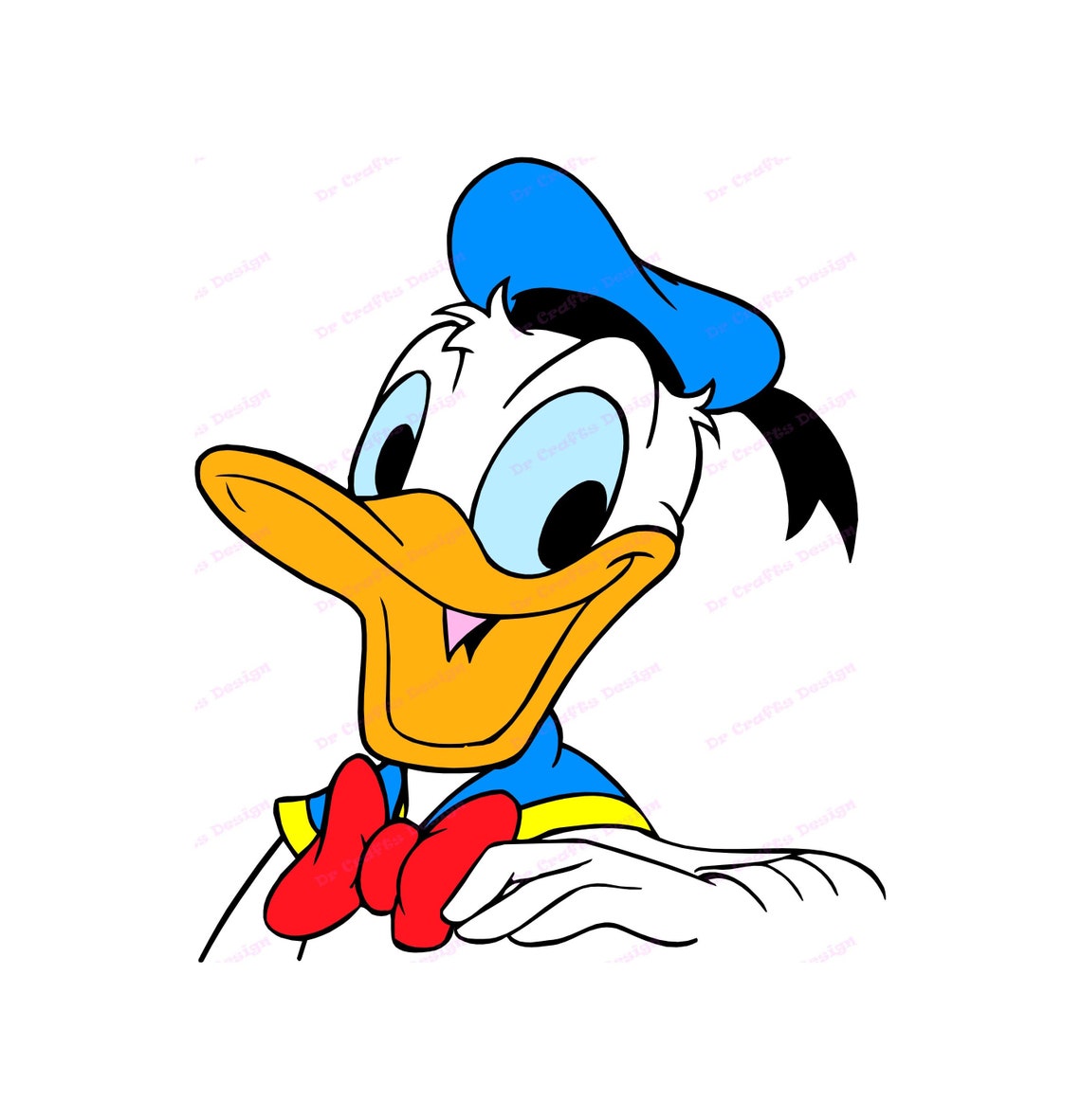 Donald Duck SVG 18 Svg Dxf Cricut Silhouette Cut File Etsy