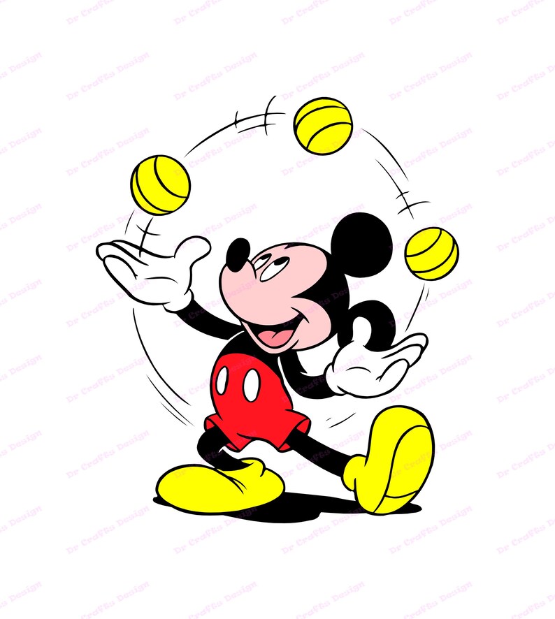 Mickey Mouse SVG 11 svg dxf Cricut Silhouette Cut File | Etsy