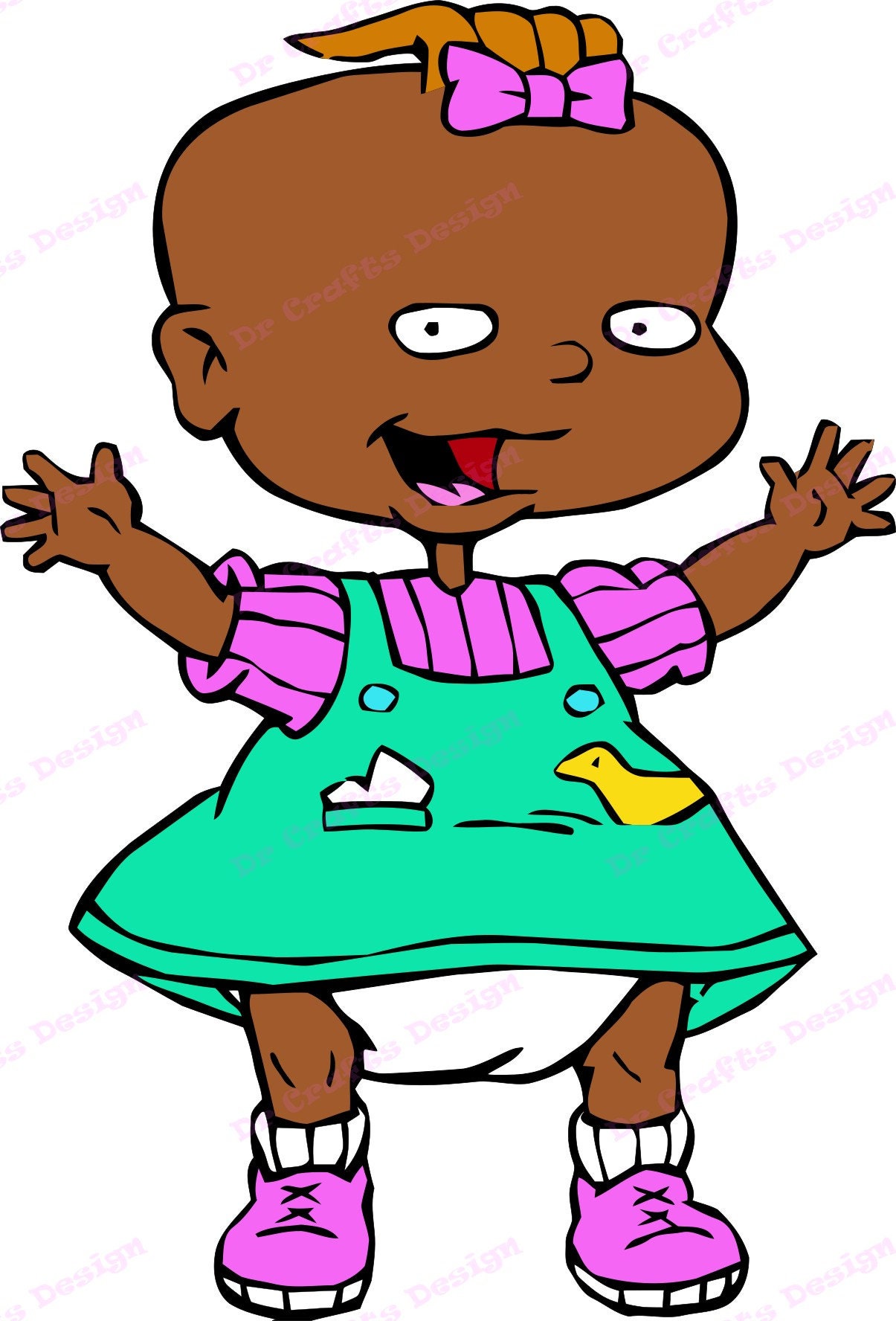 Lil Deville African American Rugrats Svg.dxf Svg Dxf Etsy UK