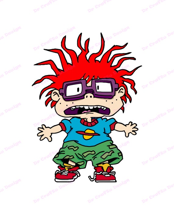 Chuckie Finster Rugrats Svg 3 Svg Dxf Cricut Silhouette Etsy