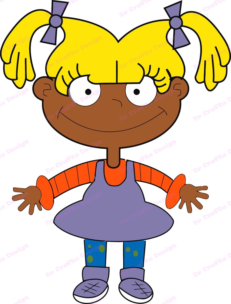 Download Angelica Pickles African American Rugrats SVG 5 svg dxf | Etsy