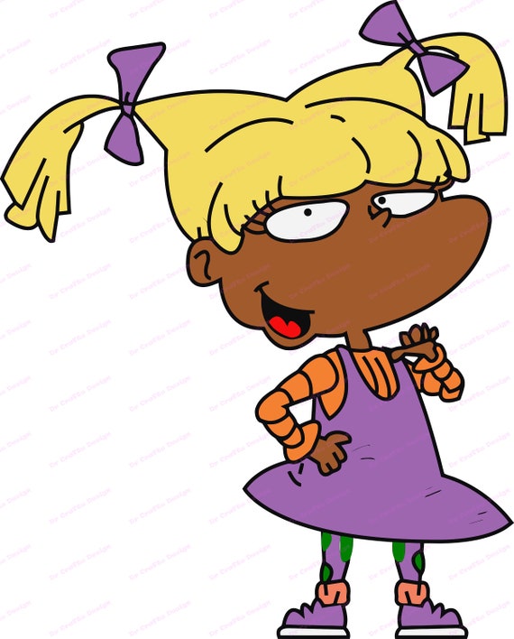 Download Angelica Pickles African American Rugrats SVG 2 svg dxf | Etsy