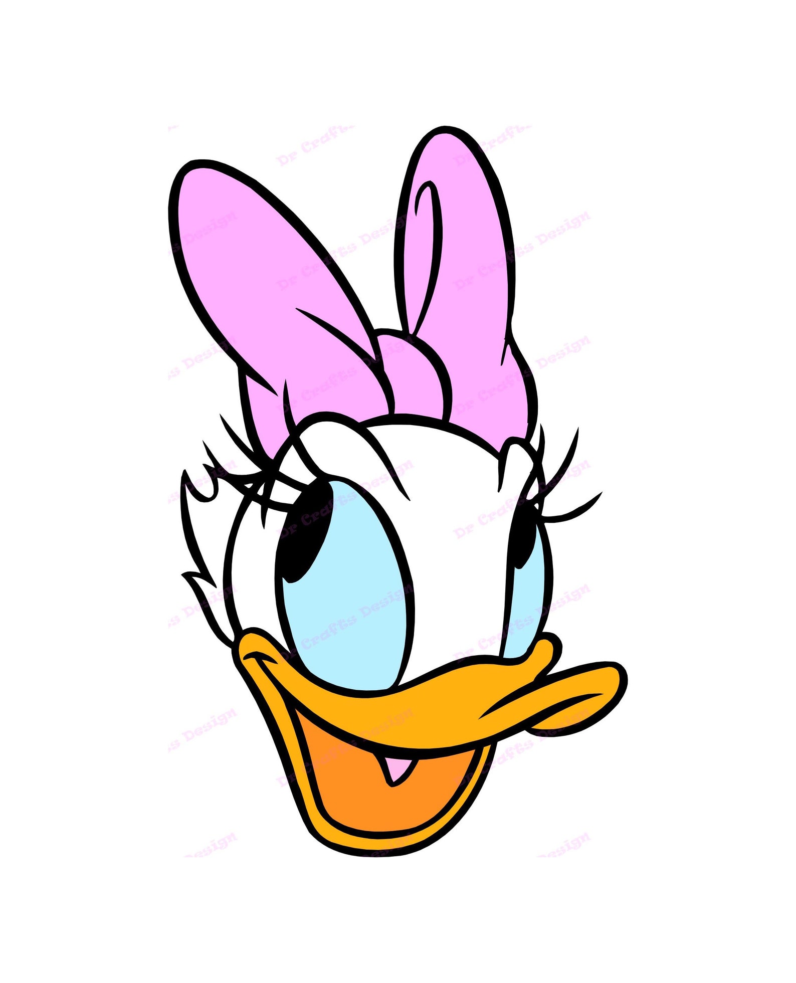 Daisy Duck SVG 2 svg dxf Cricut Silhouette Cut File | Etsy