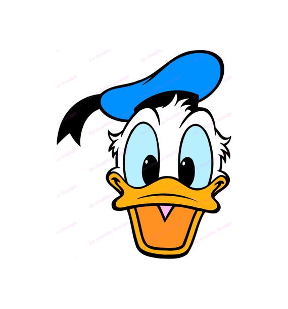 Donald Duck SVG 14 svg dxf Cricut Silhouette Cut File | Etsy