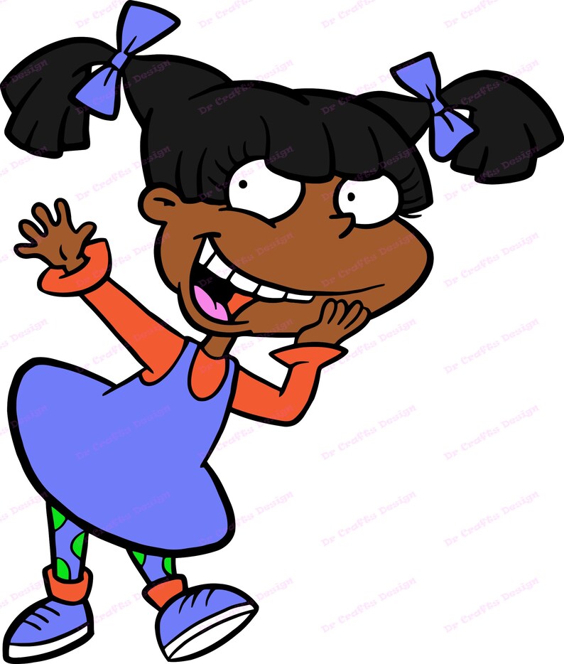 Angelica Pickles African American With Black Hair Rugrats SVG Etsy