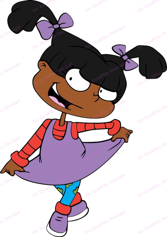 Angelica Pickles African American With Black Hair Rugrats SVG | Etsy