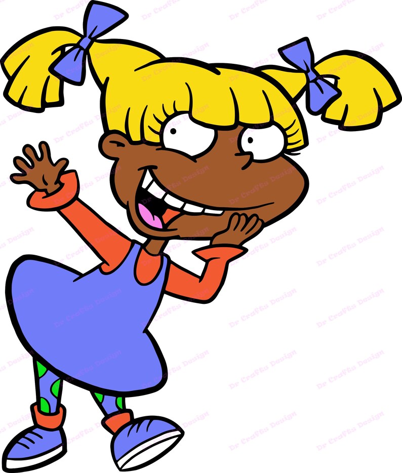 Download Angelica Pickles African American Rugrats SVG 6 SVG DXF | Etsy