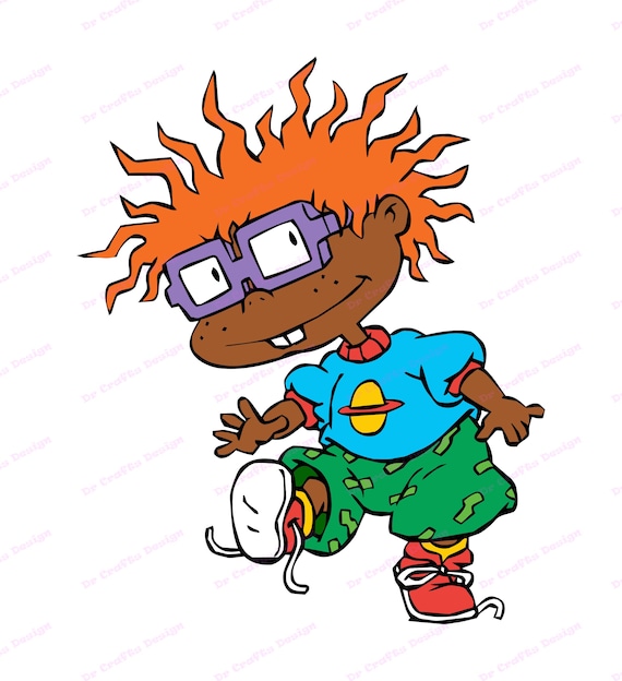 Download Chuckie Finster African American Rugrats SVG 2 svg dxf | Etsy