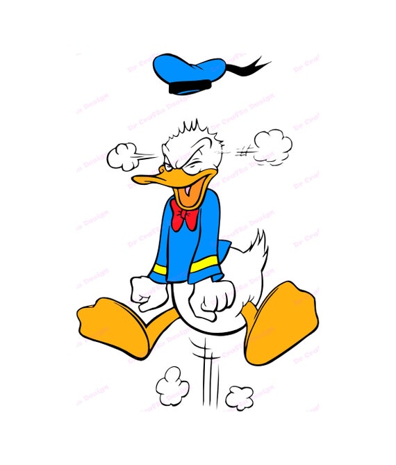 Donald Duck Svg 28 Svg Dxf Cricut Silhouette Cut File Etsy