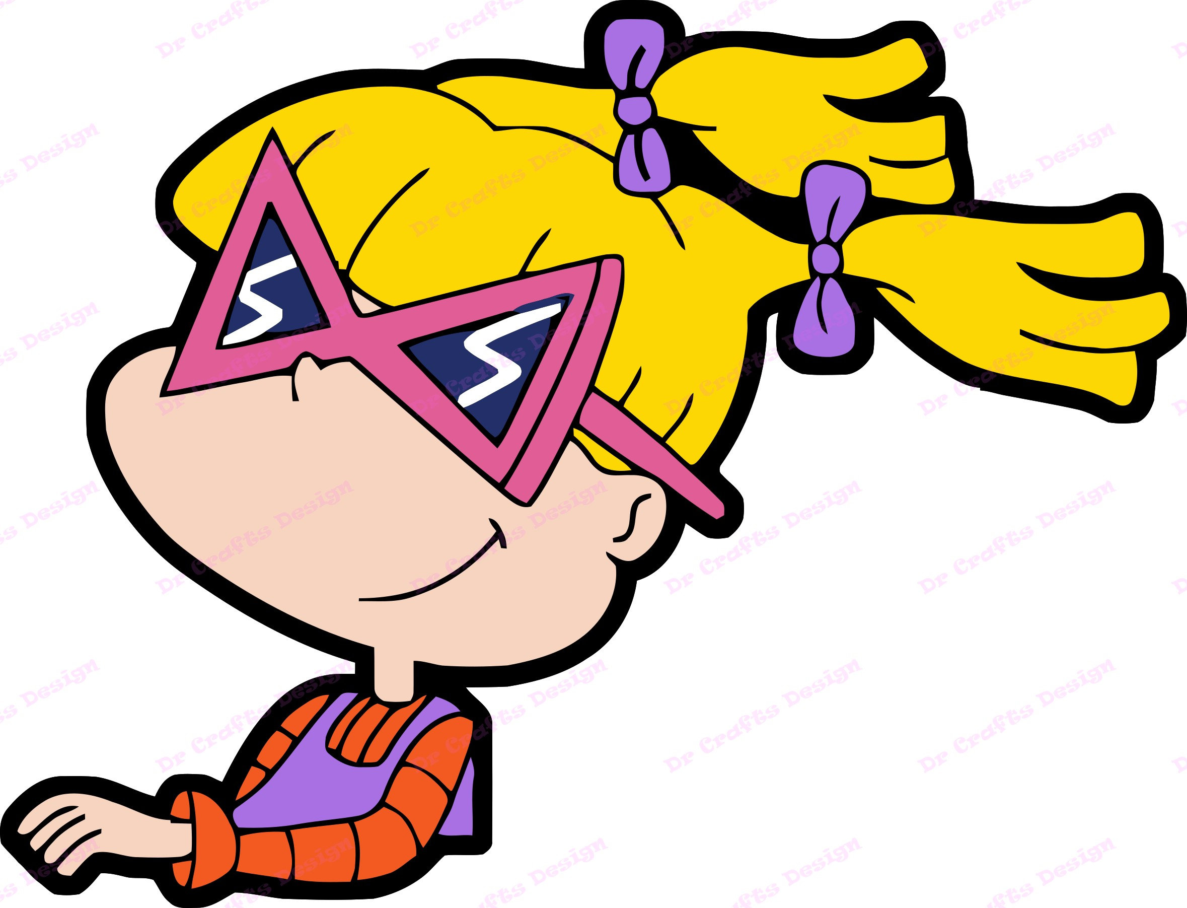 Angelica Pickles Rugrats SVG 4, Svg, Dxf, Cricut, Silhouette Cut File ...