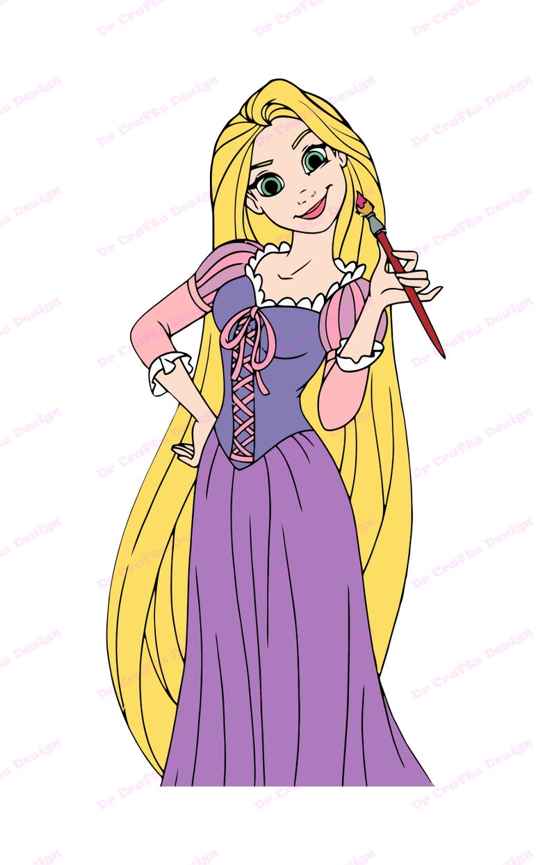 Free Disney Rapunzel Svg 608 SVG PNG EPS DXF File