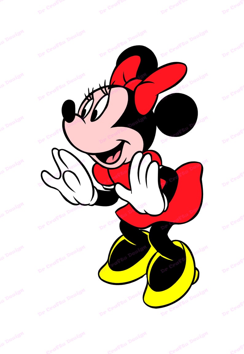 Download Minnie Mouse SVG 22 svg dxf Cricut Silhouette Cut File | Etsy