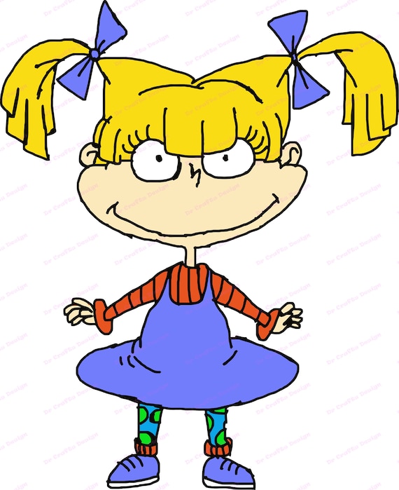 Angelica Pickles Rugrats SVG 1 svg dxf Cricut Silhouette | Etsy