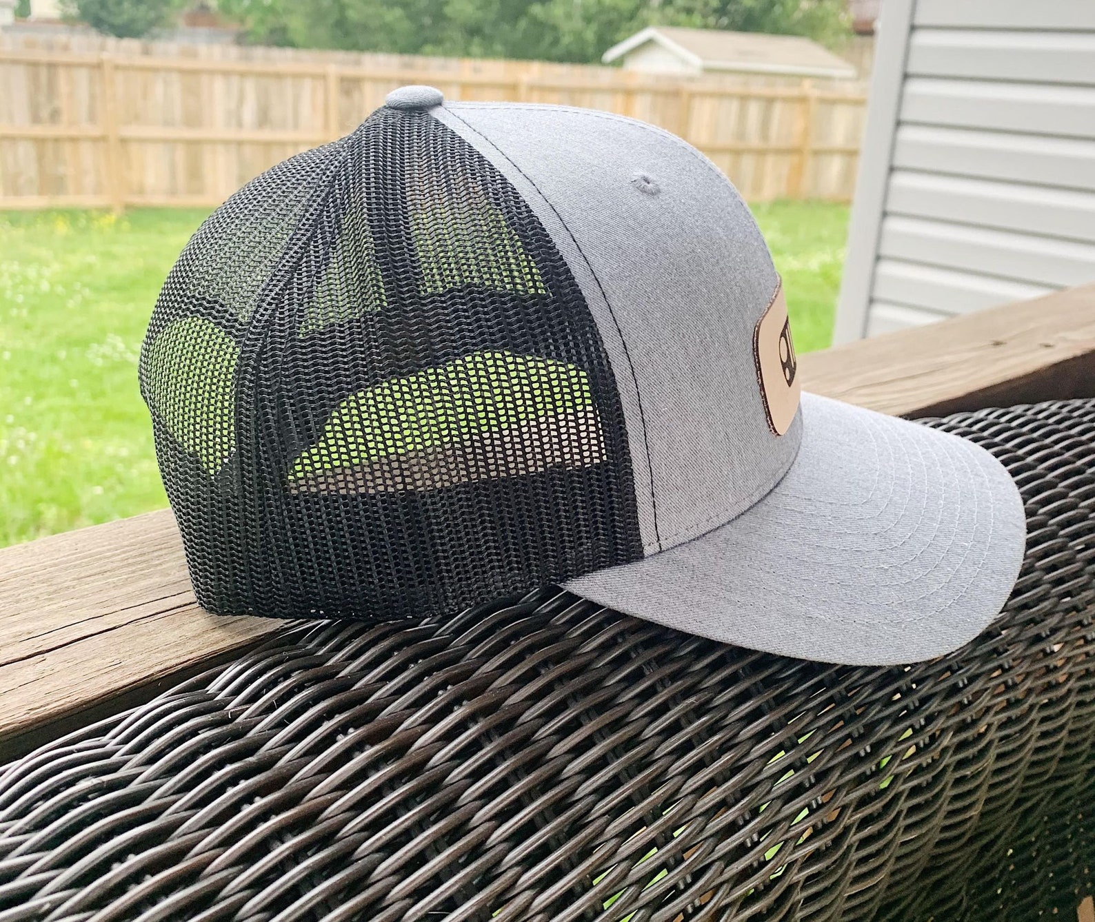 Custom Leather Patch Hat Mens Jeep Hat Jeep Grill Hat Mens Etsy