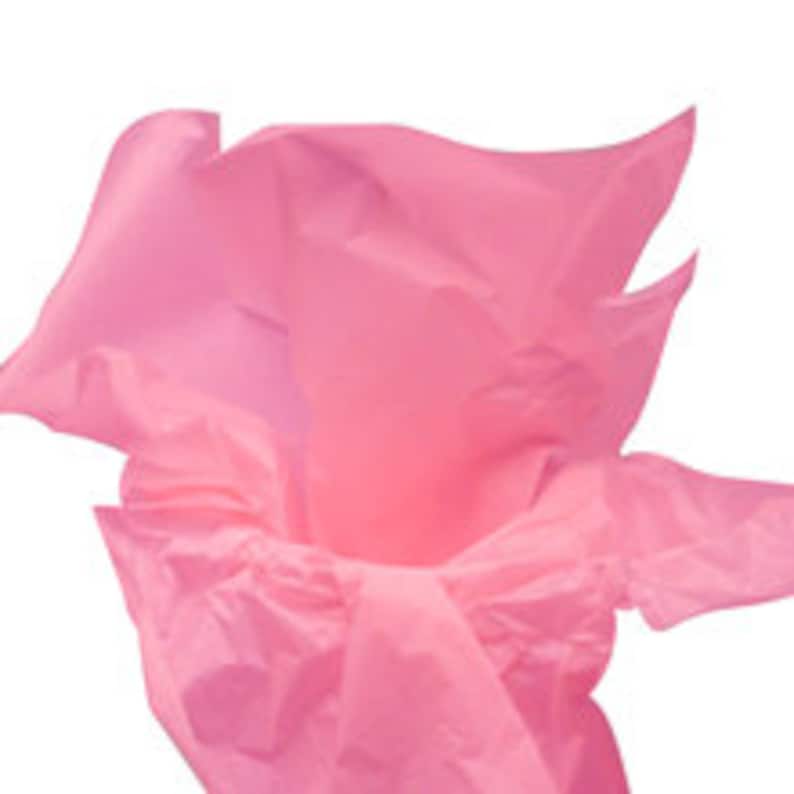 100 pack of Dark Pink Premium Colored Tissue Paper 15 x 20