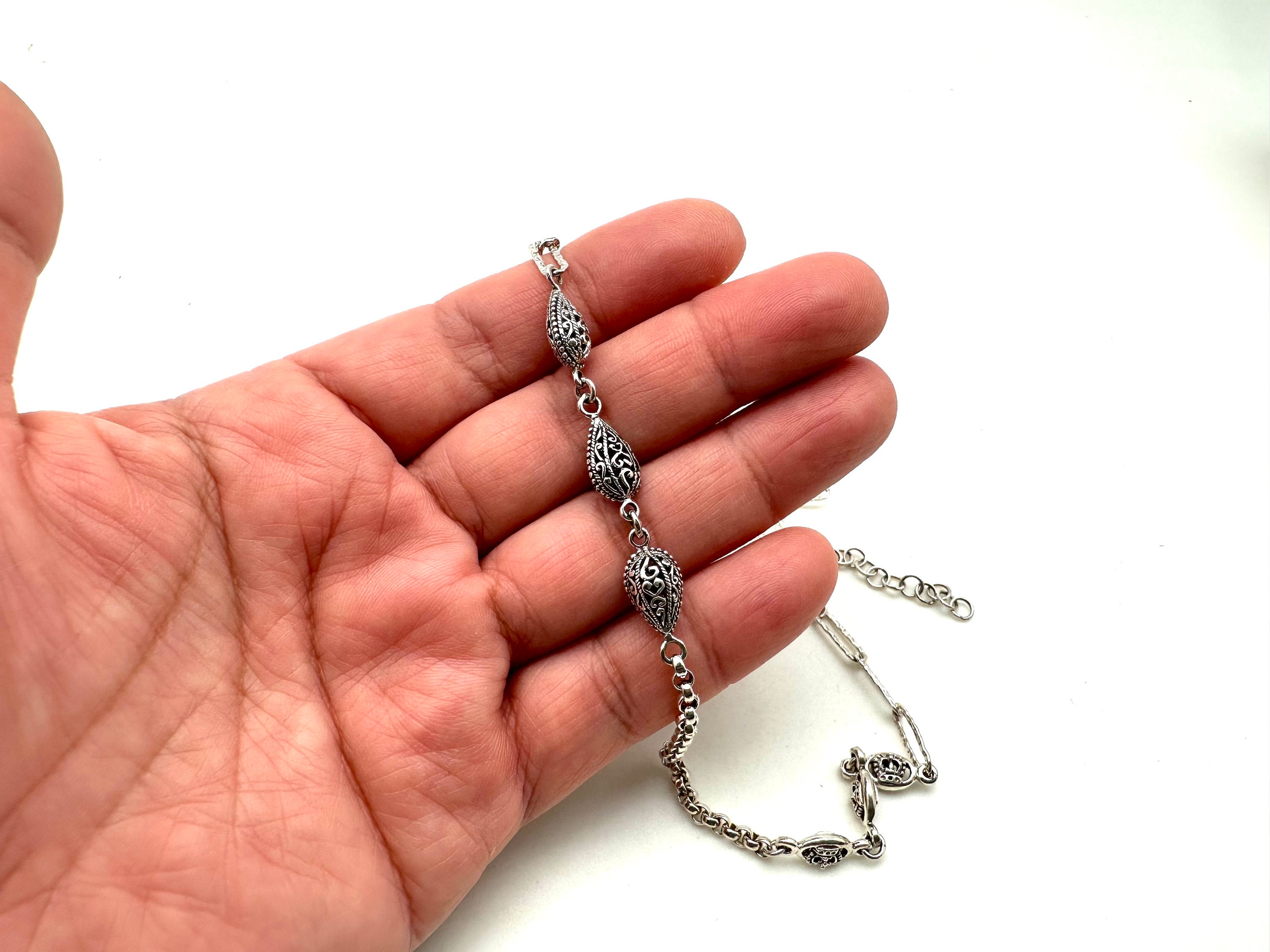NKlaus PAAR 925 ARGENTO STERLINGO Celtico Bali Creoli