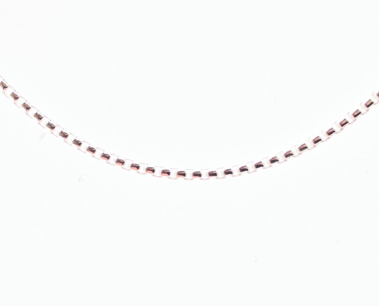 Silver Rounded Box Chain 1.5mm / Best Selling Box Chain / - Etsy