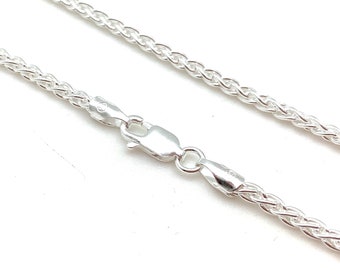 幅3mm/長さ20インチ/50cm/ネックレスチェーン/925スターリングシルバー 