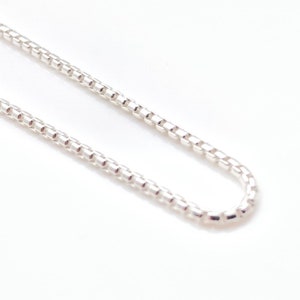 Silver Rounded Box Chain 1.5mm / Best Selling Box Chain 086 / 925 ...