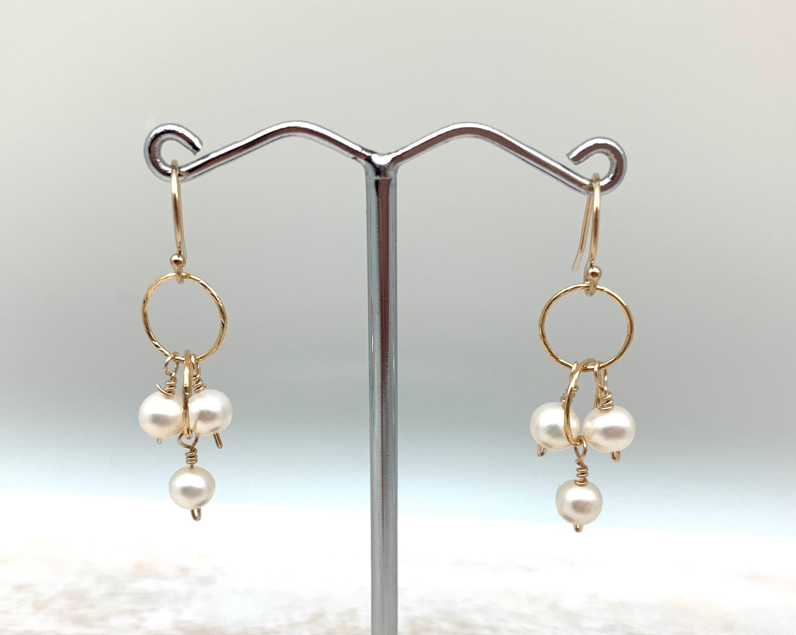 [Golden dew] 韓国☆18K Gold☆PerlcipiaPetit Earring Golden dew] 韓国☆18K Gold☆PerlcipiaPetit Earring (GOLDEN