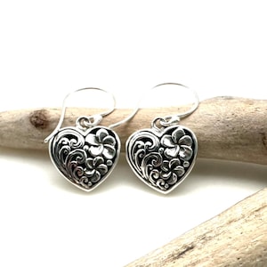 Vintage heart earrings - Etsy 日本