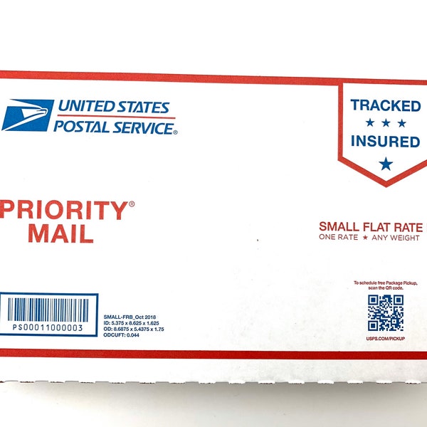 Priority Mail Upgrade / Shipping Today Priority Small Box Upgrade / Priority Small Box / Fast Shipping