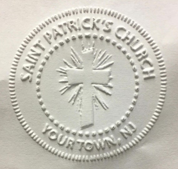 Church Embosser This wonderful Church Seal gives a | Etsy