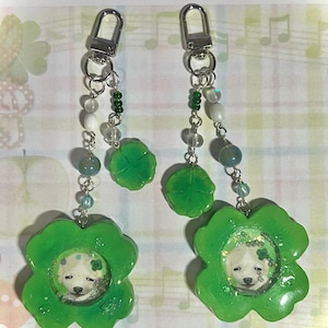 pochi shaker clay keychain