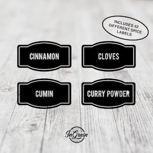Spice Jar Svg — Labels Svg — Farmhouse Svg — Pantry Svg — Organization Svg