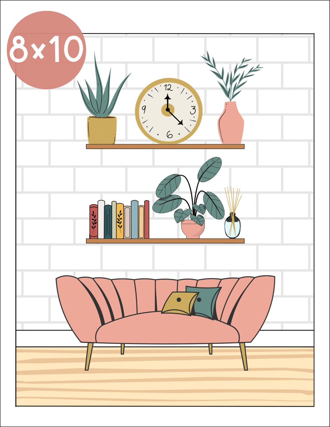 Modern Printable Wall Art Instant Download Wall Decor 8x10 PDF &amp; PNG - Etsy