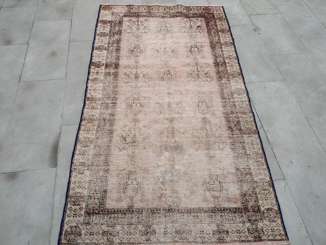 PerserTeppich 35x620 cm vintage brauner Teppich | Etsy