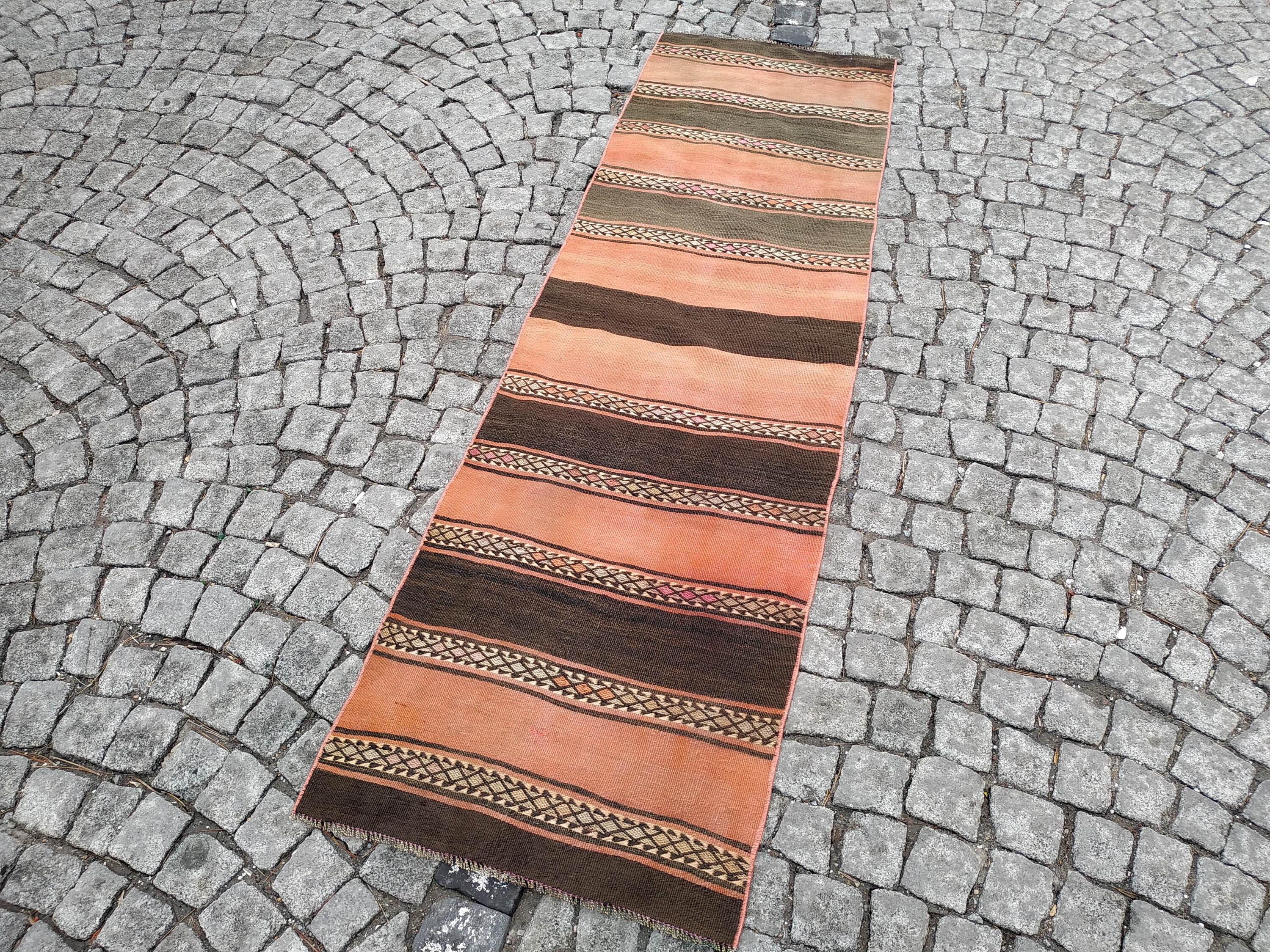 Tapis Runner Rayé 2.3x7.8
