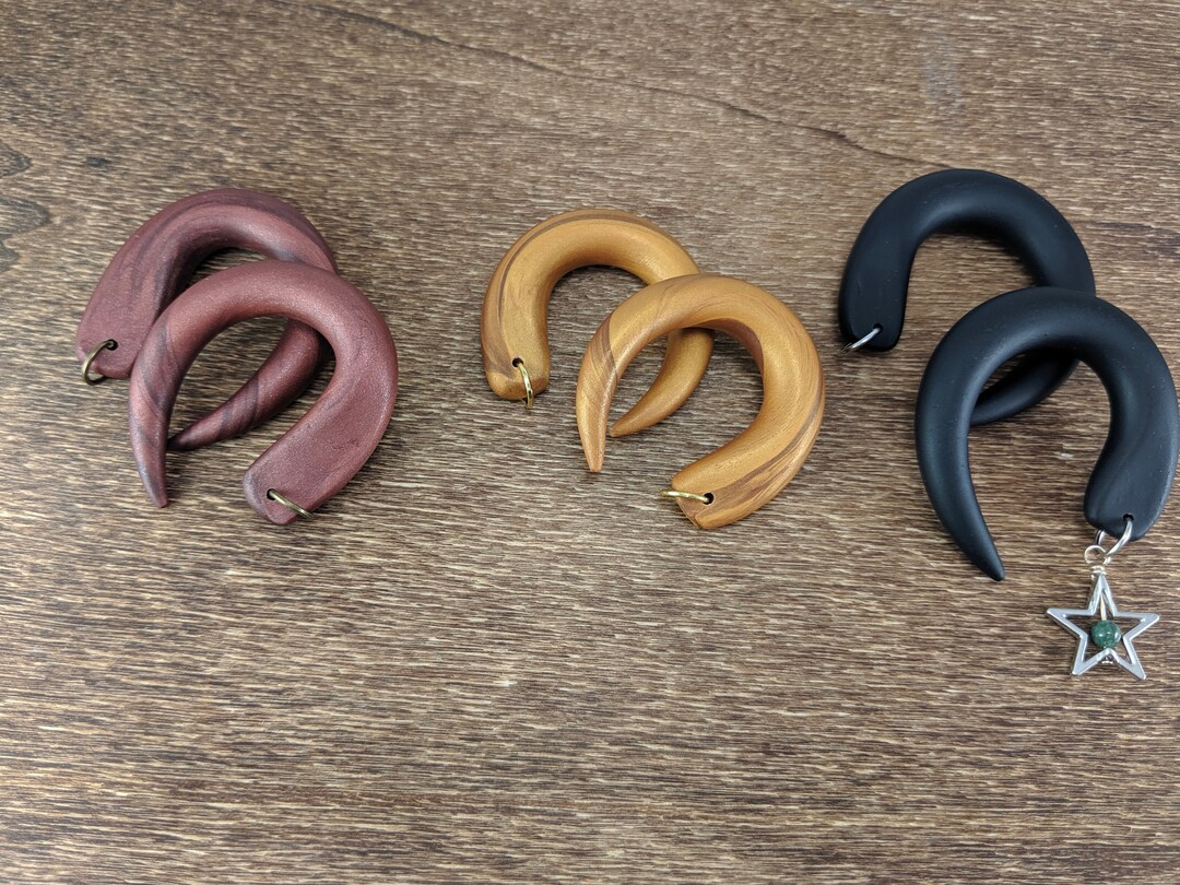 Converter Gauged Earrings, Customizable, Single Color, Earring Adapters