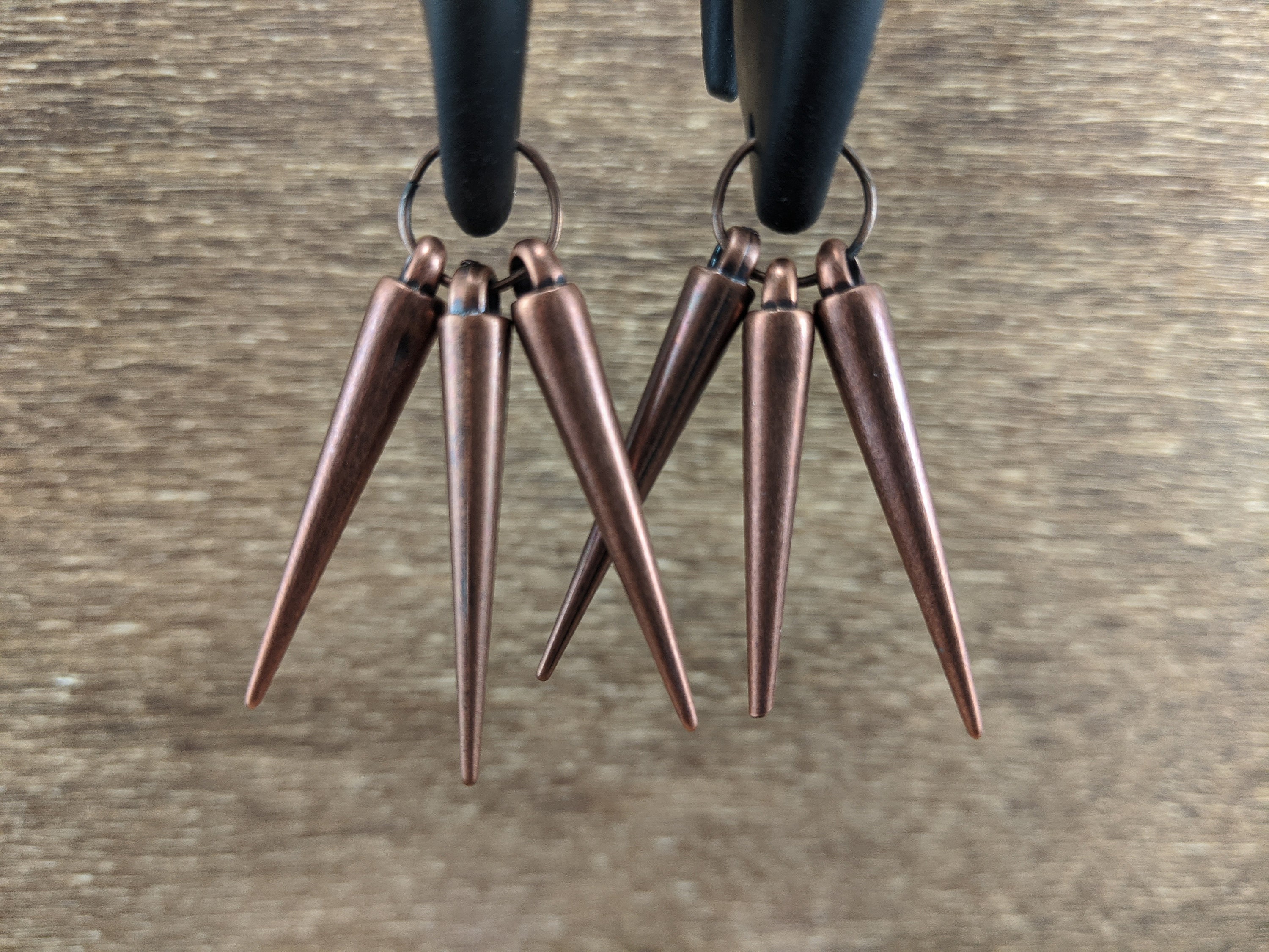 Black and Bronze Spike Gauges Halloween Plugs Customizable Etsy Australia