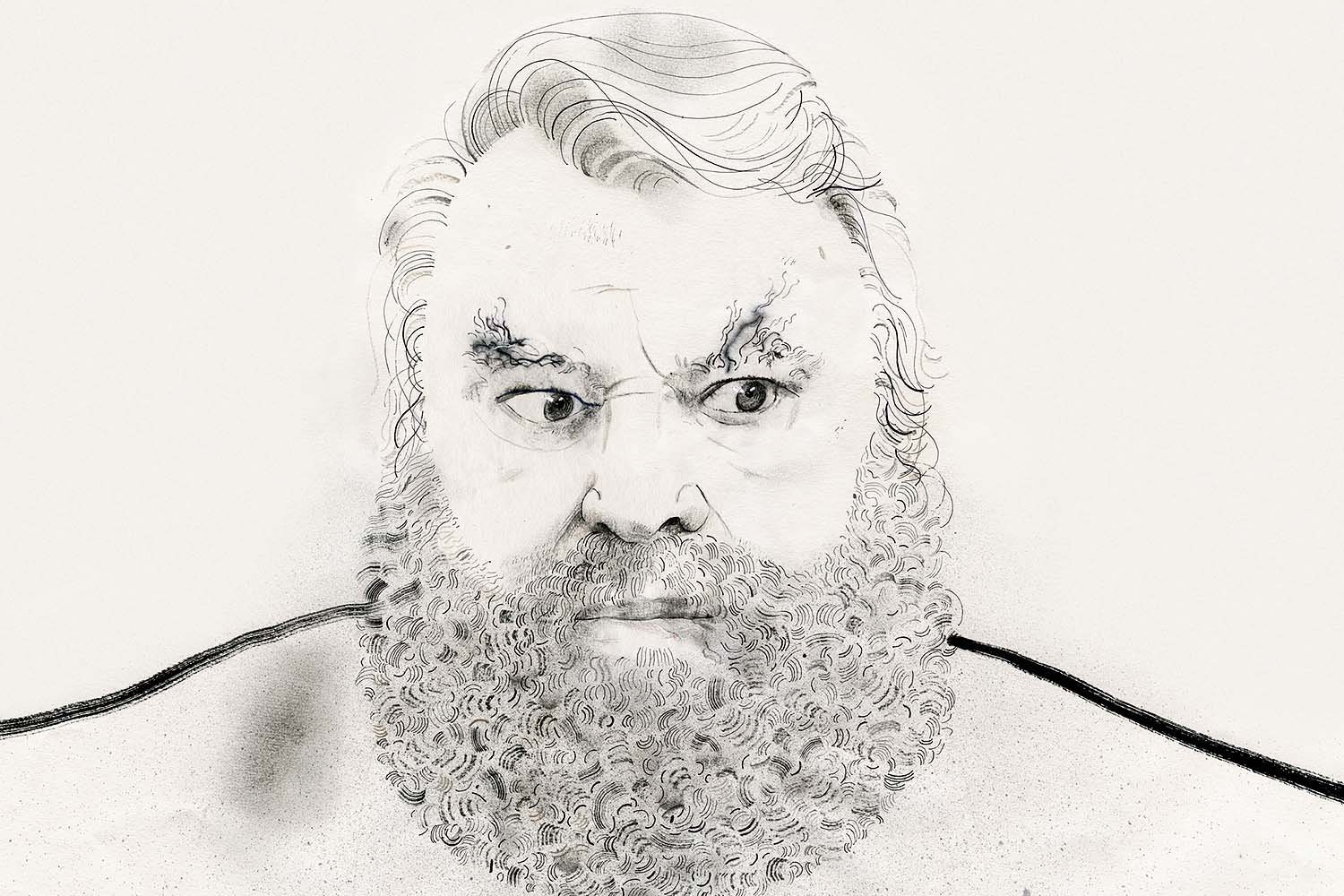 Brian Blessed Illustration Wall Art Art Print Portrait Home Decor