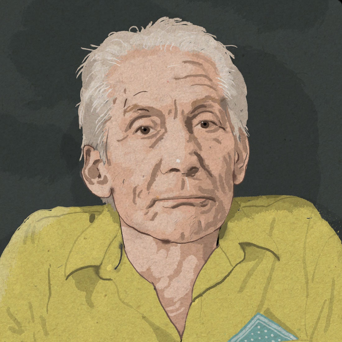 Charlie Watts Illustration Wall Art Art Print Portrait Home Decor Rock