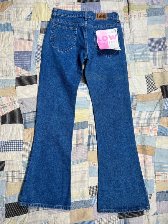 90s 27”  Lee Denim Low Rise Flare Jeans Deadstock 