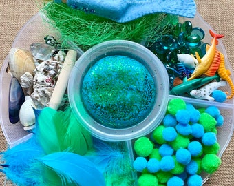 Mermaid Themed Montessori | Loose Parts | Open Ended Play
