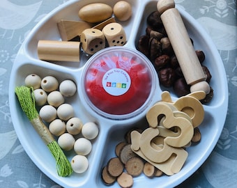 Maths Tray | Montessori | Loose Parts | Open Ended Play