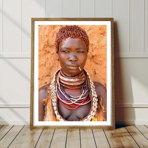 Black Women Art | African American Art | Afrocentric Canvas | Africa Wall Art Print | Ethnic Jewelry | Afro Boho Decor | Travel Photography