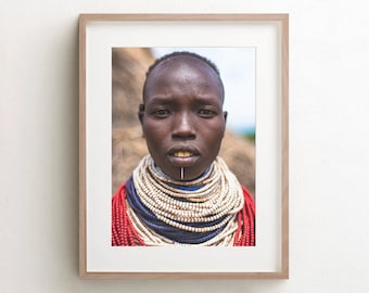 Africa Photography, Africa Wall Art, Ethiopia, Karo Tribe Photo, Fine Art Prints, Large Canvas Wall Art, Travel Photography, Afrocentric Art