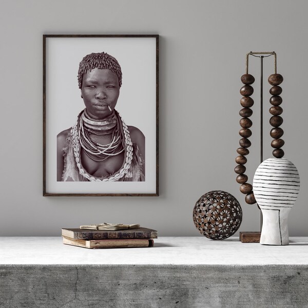 Black and White African Wall Art Etsy