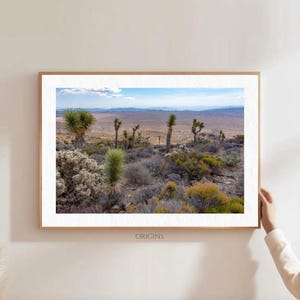 Joshua Tree Park Print | Desert Wall Art | Joshua Tree Photography | Southwestern Nature Decor | Panoramic Landscape | California Poster Art